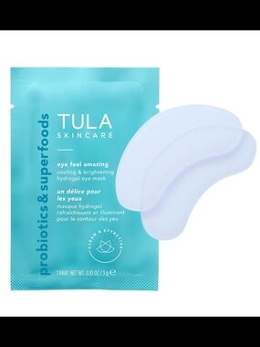 TULA Skincare Cooling Hydrogel Eye Patches - Aqua & Pale Blue